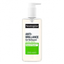 Neutrogena Gel Nettoyant Anti-Brillance - 200ml pour Peau Grasse,Peau Mixte,Peau à problèmes