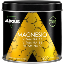 Aldous Labs Magnesium with Vitamin C, B5 and B6 200 Capsules