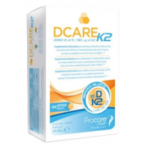 Procare Health Dcare K2 2000IU Vit. D3 84 Cápsulas