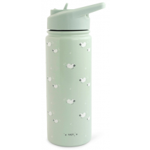 Bouteille isotherme Saro Funny Farm avec paille 500 ml