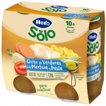 Hero Baby Tarrito Guiso de Verduras con Merluza con Trocitos +10m 2x235 gr