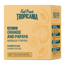 Tropicania Champú Sólido Papaya y Naranja 50g