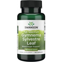 Swanson Full Spectrum Hoja de Gymnema Sylvestre 400Mg 100 Cápsulas
