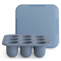 Forma de gelo sólida para alimentos Mushie Tradewinds, 10,5 x 10,5 x 3,5 cm