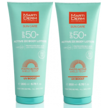 MartiDerm ActiveD Loção Corporal Protetor Solar FPS 50+ 2x200 ml