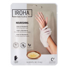 Luvas de tratamento para mãos e unhas Iroha Nature 1 uso