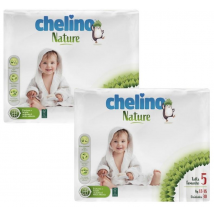 Chelino Nature Pañales Talla 5 (13-18 Kg) 2x30 uds