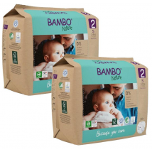 Bambo Nature Pañales T2 (3-6 Kg) 2x30 uds