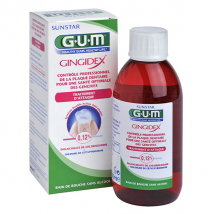 Gum Bain de Bouche Gingidex Traitement d'Attaque Anti-Plaque 300ml - Soin et Traitement -