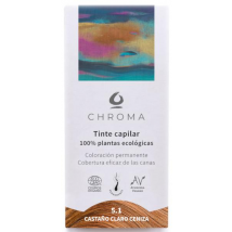 Chroma Tinte Capilar Natural Castaño Claro Ceniza 5.1 500 gr