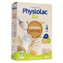 Physiolac Bio Céréales Instantané 4 mois+ 200g