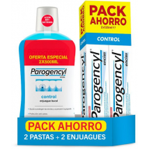 Parogencyl Control Colutorio 2x500 ml + Control Encías Pasta Dientes 2x125 ml PACK AHORRO
