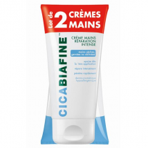 Biafine Cicabiafine Crème Mains Réparation Intense Lot de 2 x 75ml - Hydratant et Nourrissant, Réparateur -