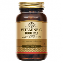 Solgar Vitamine C 1000 avec Rose Hips 100 comprimés