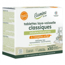 Étamine du Lys Lave Vaisselle Tablettes Classiques Bio 50 unités