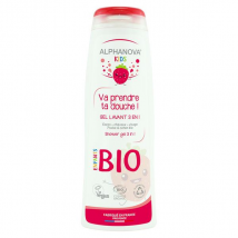 Alphanova Kids Va Prendre Ta Douche Fraise Bio 250ml Vegan pour Peau Normale