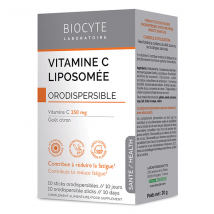 Biocyte Vitamine C Liposomale Fatigue Système Immunitaire 10 Sticks