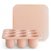 Forma de gelo em forma de cogumelo, cor rosa claro, 10,5 x 10,5 x 3,5 cm