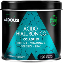 Aldous Bio Ácido hialurónico 220 mg + Colágeno 120 Cápsulas
