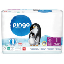 Pannolini per neonati ecologici Pingo taglia 1 (2-5 kg) 27 unità