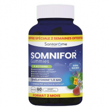 Santarome - Somnifor Gummies 2 mois dont 15 nuits offertes - & Plantes - 60 gummies