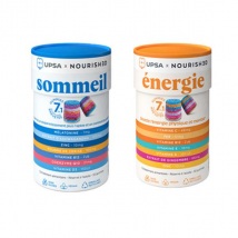 Upsa x Nourished Lot Sommeil + Energie Gummies 7 en 1