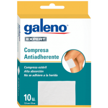 Compresse antiadhésive Galeno Expert 7,5 cm x 10 cm 10 unités