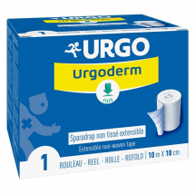 Urgo Médical Urgoderm Spradrap Non Tissé Extensible 10m x 10cm - Sans dévidoir, Extensible -