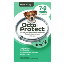 Octoprotect Collier anti puces et anti piques Petit Chien
