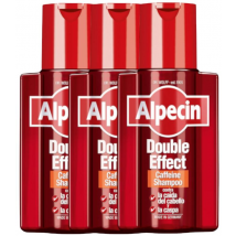 Alpecin Caffeine Double Effect Champú Anticaspa y Anticaída 3x200 ml
