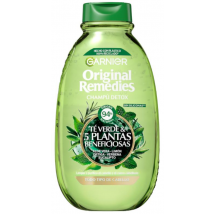 Garnier Original Remedies Champú Té Verde y 5 Plantas 400 ml