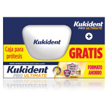 Kukident Pro Ultimate Sem Sabor 57g + Caixa para Dentaduras GRÁTIS