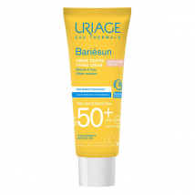 Uriage Bariésun Crème Solaire Visage Teinte Claire SPF50+ 50ml pour Tous Types de Peaux