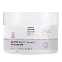 BcomBIO Baume Fondant Nourrissant Corps 200ml Bio pour Peau Sensible, Peau Sèche à Très Sèche