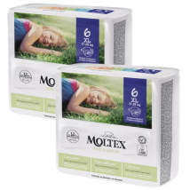 Moltex Pure&Nature Pañales Talla 6 XL (17-28 Kg) 2x35 Uds