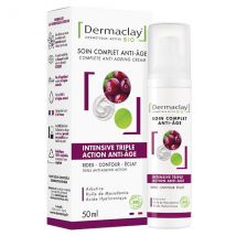 Dermaclay Soin Visage Complet Intensive Triple Action Anti-âge Bio 50ml