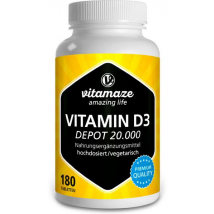Vitamaze Vitamina D3 20000 UI Depot 180 Comprimidos