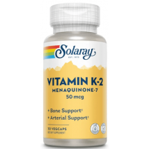 Solaray K-2 Ménaquinone-7 30 Gélules Végétales