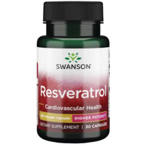 Swanson Resveratrol 250Mg 30 Cápsulas