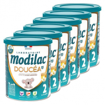 Modilac Doucéa Lait Infantile 2ème Âge LF+ 820g - Lot de 6