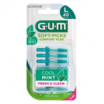 Bâtonnet interdentaire GUM SOFT-PICKS COMFORT FLEX MINT Large x40