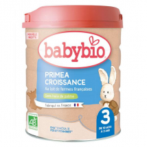 Babybio Lait infantile Primea 3ème Âge Bio 800g - Classique -
