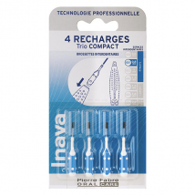Inava Brossettes 4 Recharges Étroits 0,8mm Bleu - Manuel -
