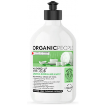Organic People Eco-Friendly Dishwashing Liquid Lime and Mint 500ml