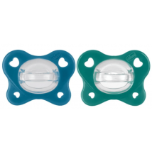 Chupeta Chicco Physioforma Dual Soft Azul/Verde 16-36 meses 2 unidades