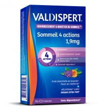 Valdispert1,9mg Sommeil 4 Actions Complément Alimentaire - 30 Capsules