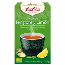 Yogi Tea Té Verde con Jengibre y Limón 17 bolsitas