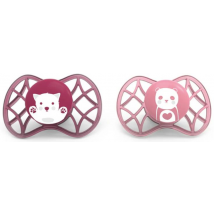 Nuvita Chupetes Tetina Simétrica +6m Rosa 2 uds