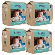 Bambo Nature Pañales T2 (3-6 Kg) 4x30 uds