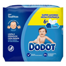 Lot de 6 Paquets Lingettes Dodot